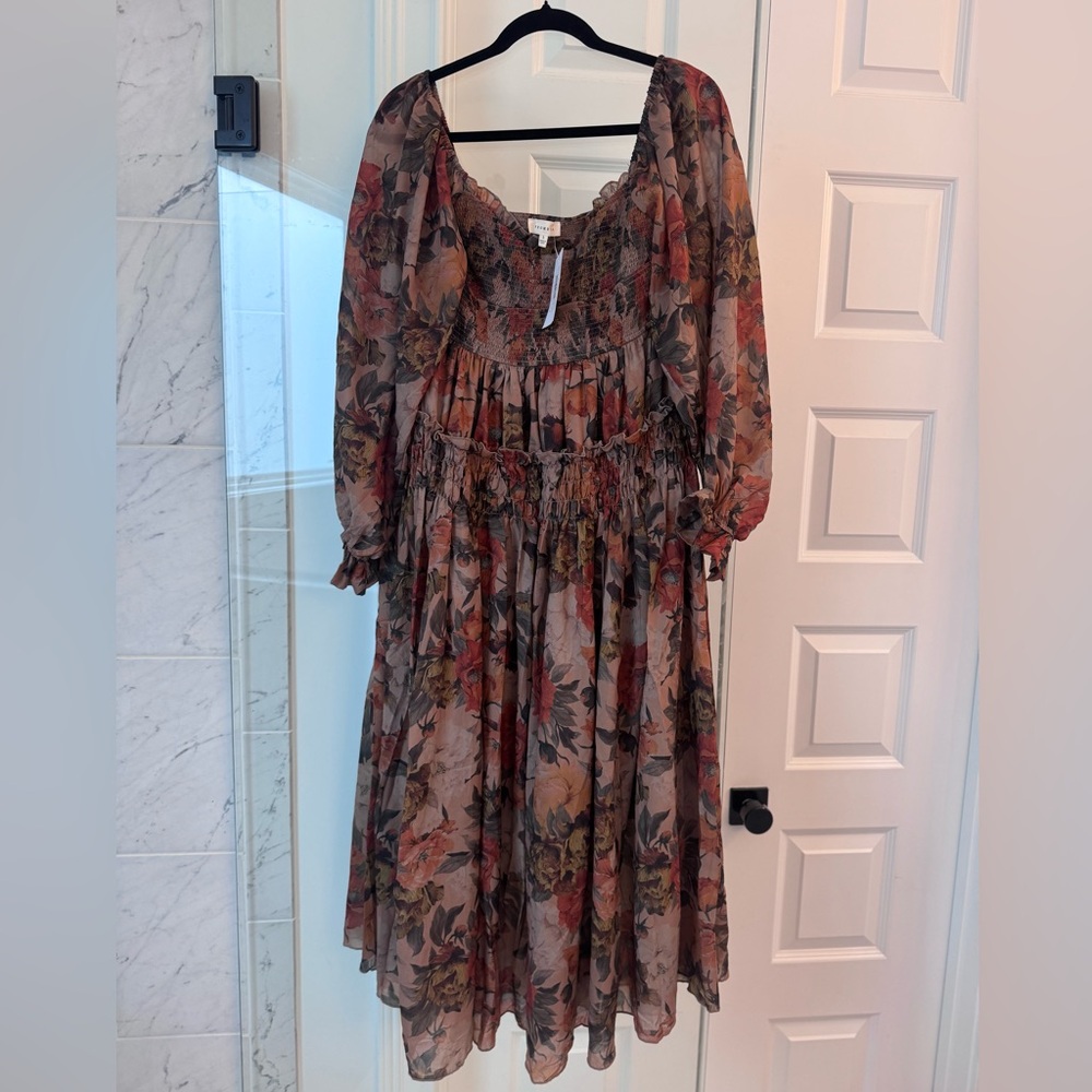 Promesa Multicolor Floral Long Sleeve Dress